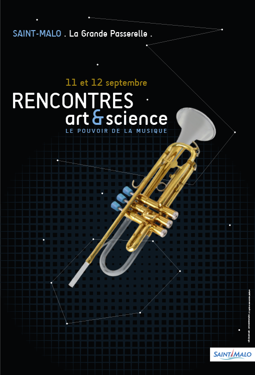 affiche abribus Rencontres Art & Science