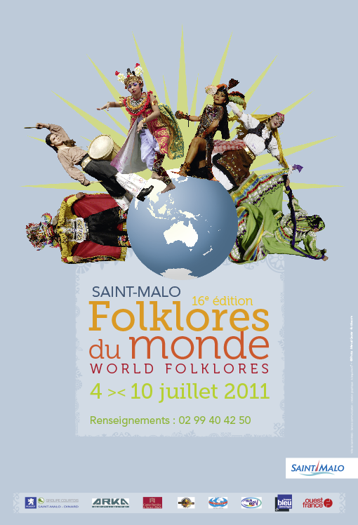 affiche Folklores du monde 2011