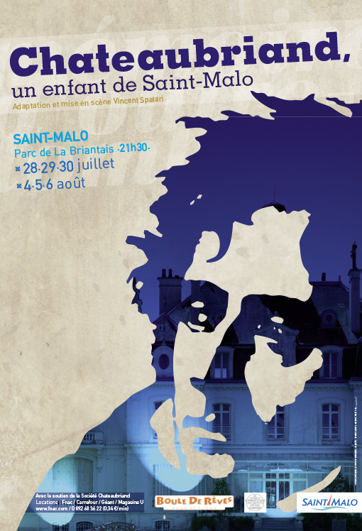 affiche Spectacle Chateaubriand