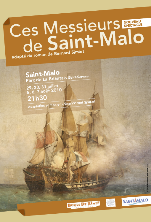 affiche Ces Messieurs de Saint-Malo