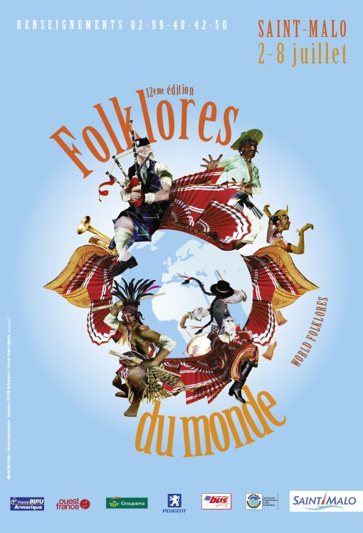 affiche Folklores du monde 2007