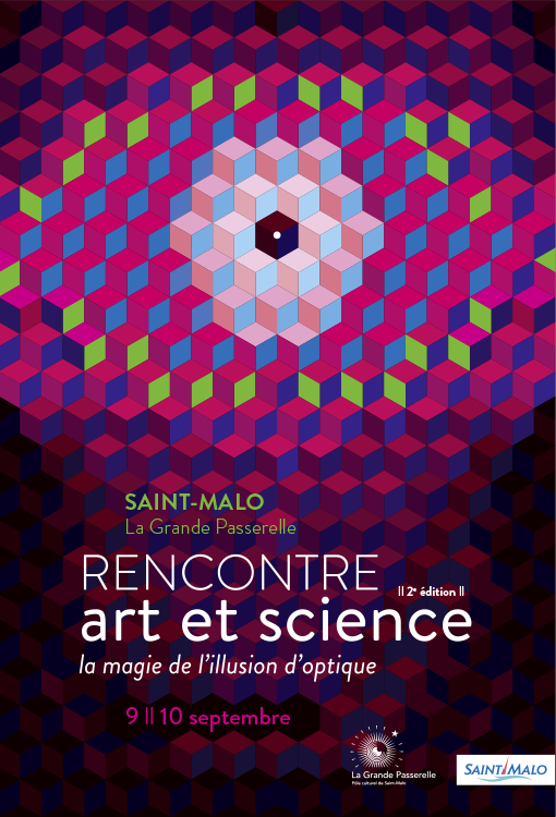 affiche abribus Rencontres Art & Science 2016