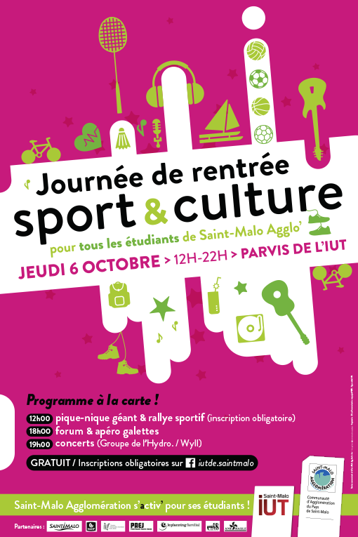 affiche Journée de rentrée Sport&Culture