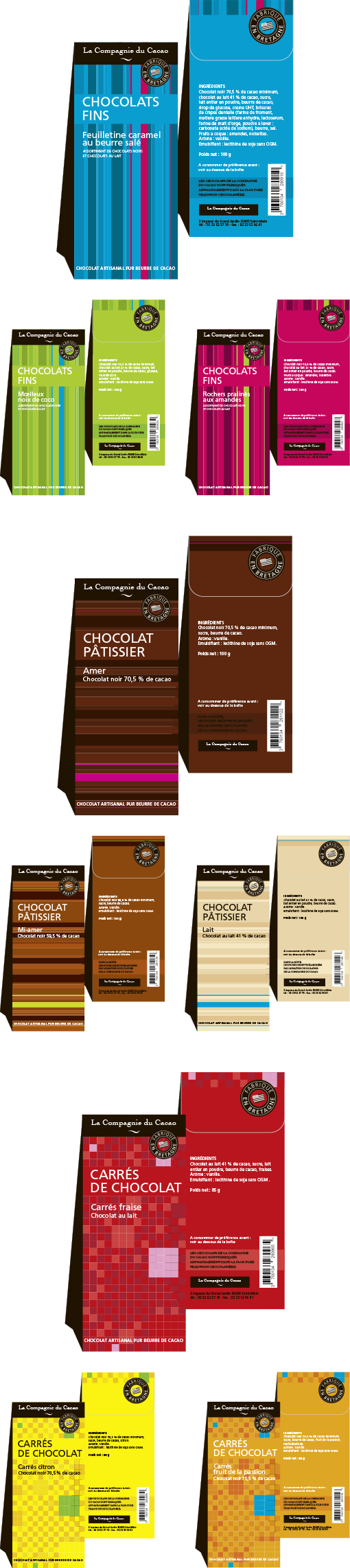 Étui de base Compagnie du Cacao
