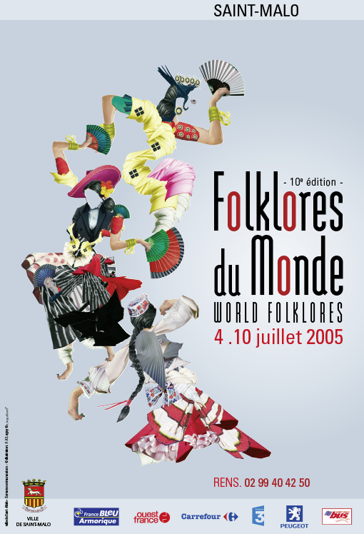 affiche Folklores du monde 2005