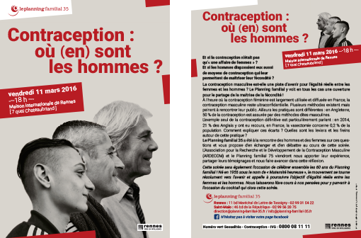 flyer Contraception masculine