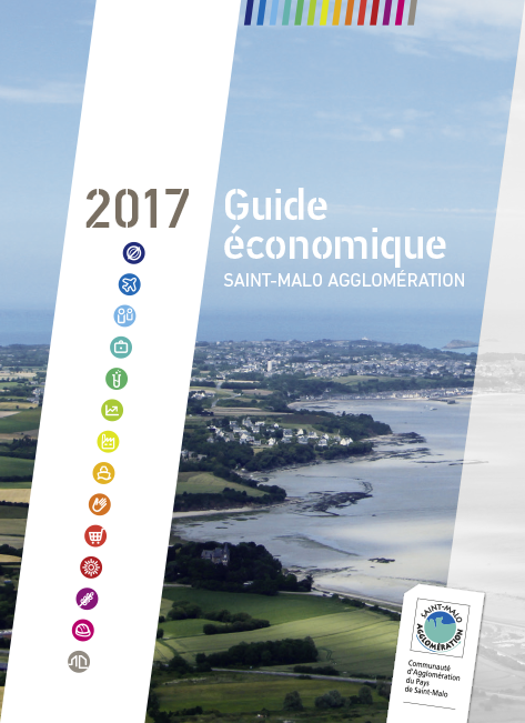 Couverture du guide économique de Saint-Malo Agglomération