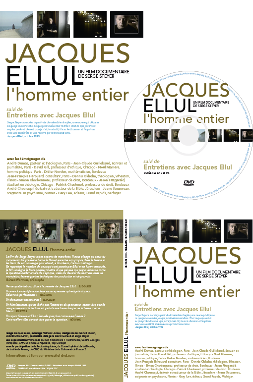 Jaquette DVD Jacques Ellul